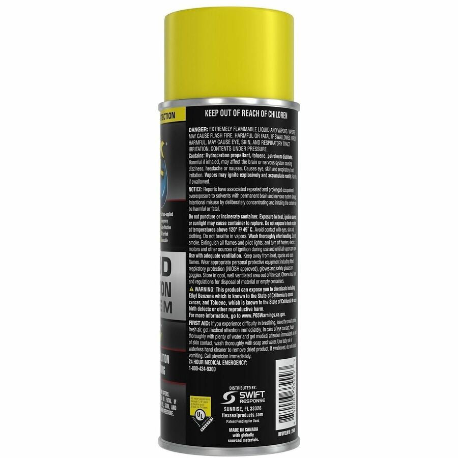 RUBBER;SPRAY;10OZ;YELLOW