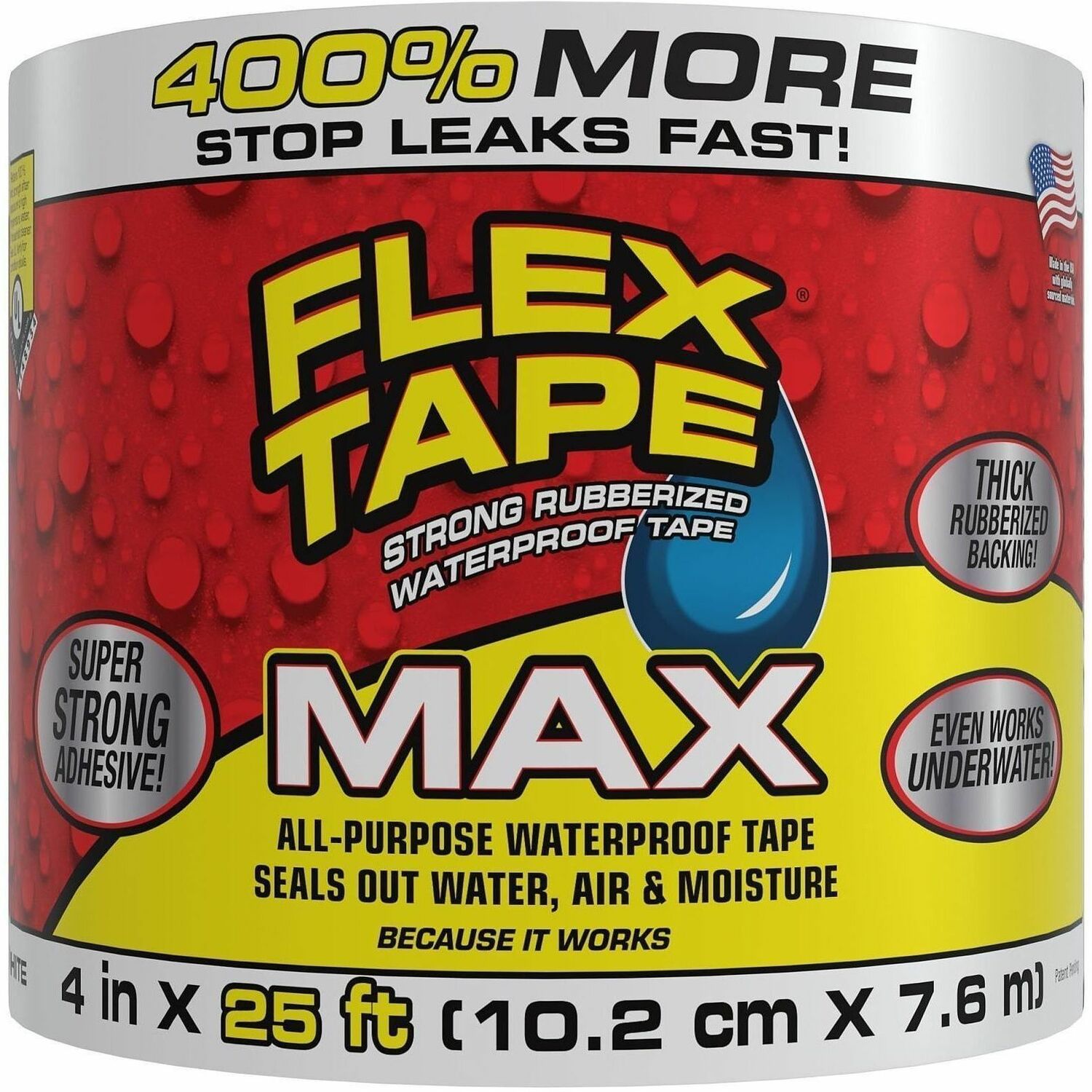 TAPE;MAX;4"X25;WHITE