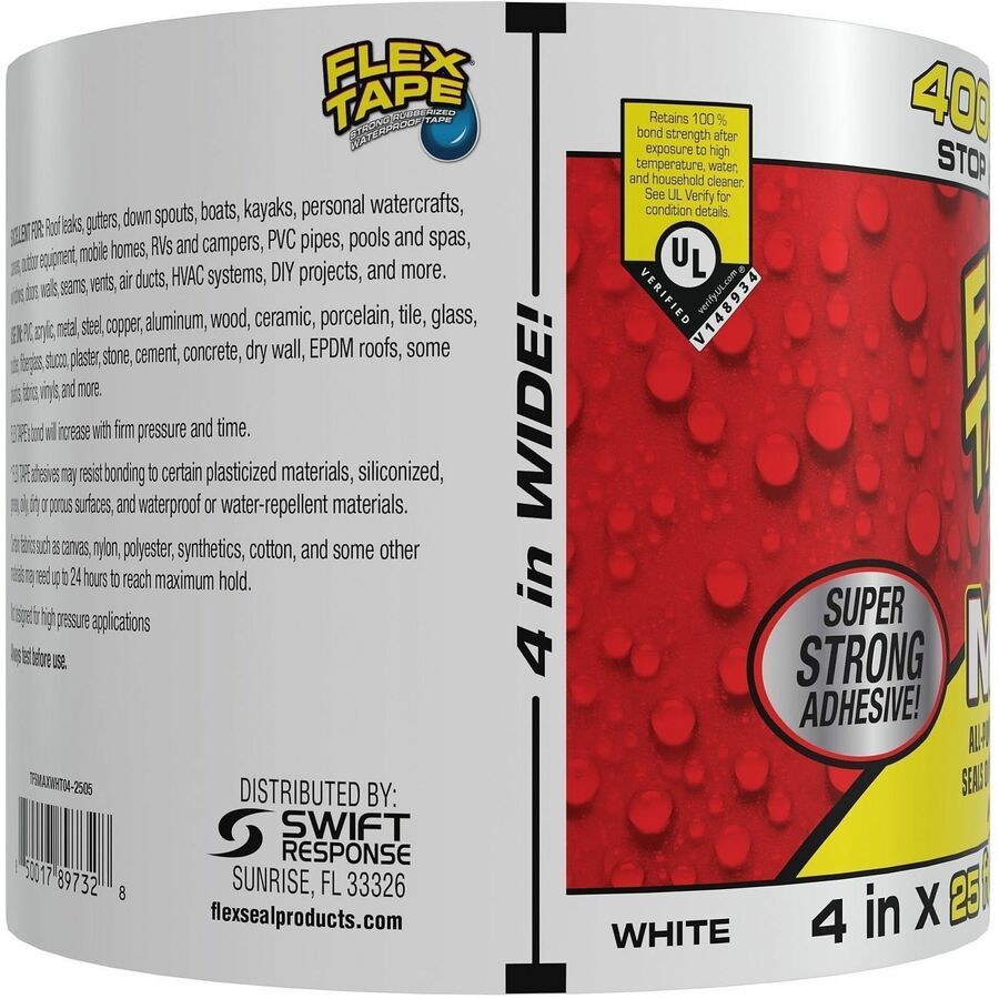 TAPE;MAX;4"X25;WHITE