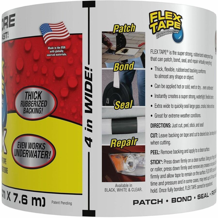 TAPE;MAX;4"X25;WHITE