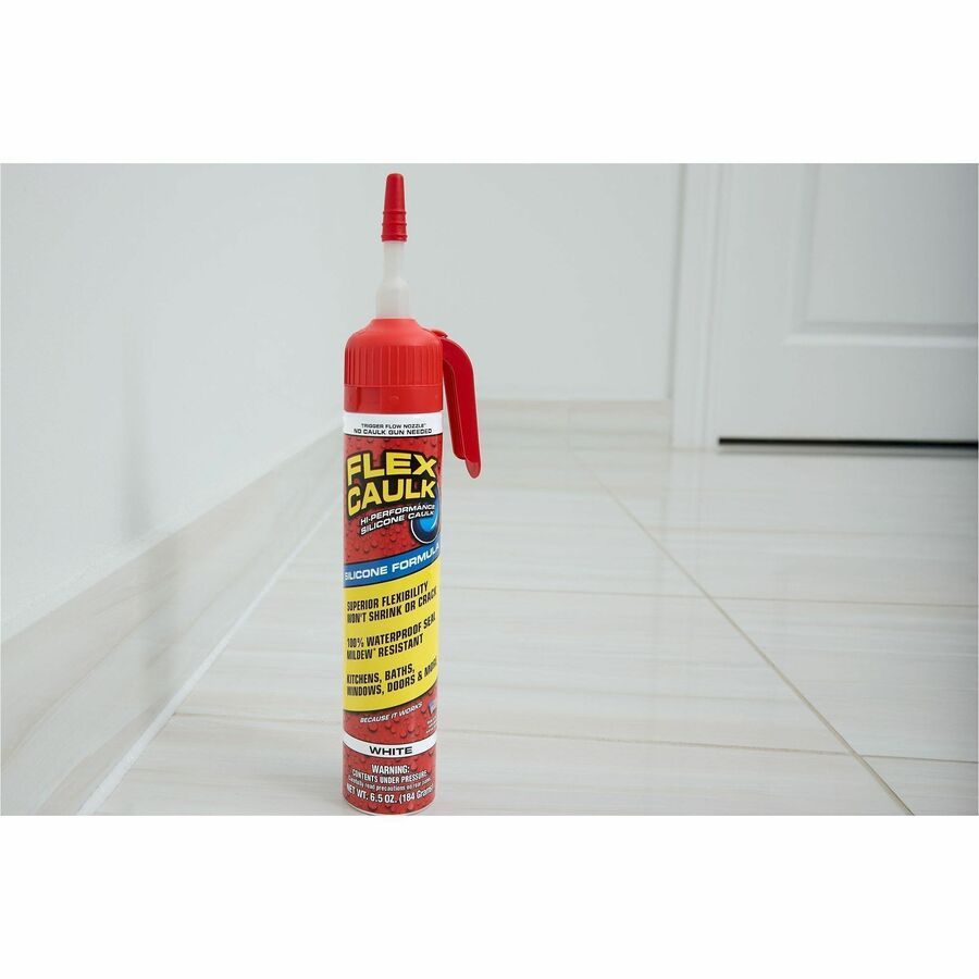 SILICONE;CAULK;6.5OZ;WHT