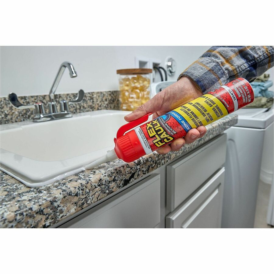 SILICONE;CAULK;6.5OZ;WHT