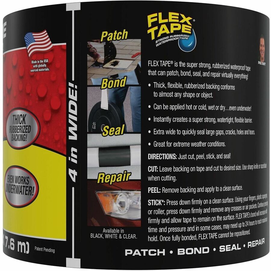 TAPE;MAX;4"X25;BLACK