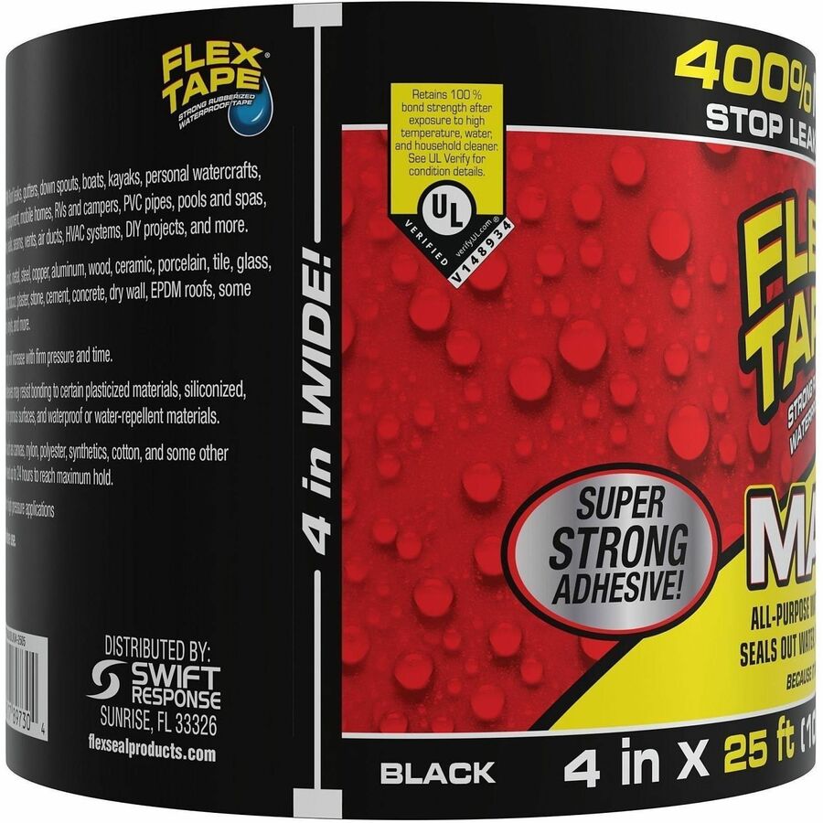 TAPE;MAX;4"X25;BLACK