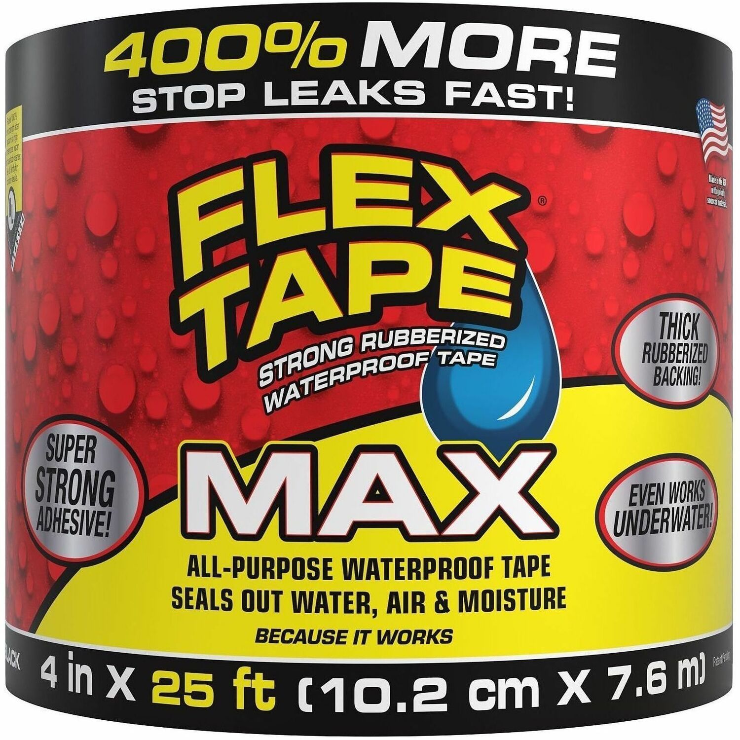 TAPE;MAX;4"X25;BLACK