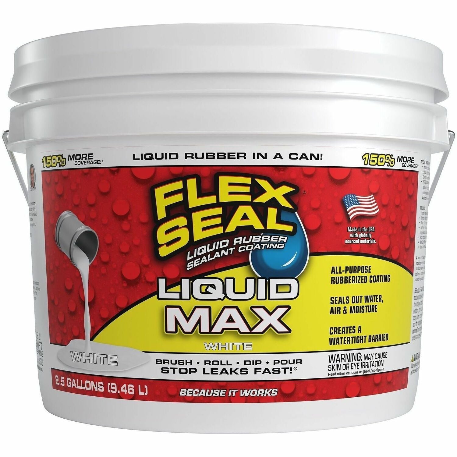 RUBBER;LIQUID;2.5GAL;WHT