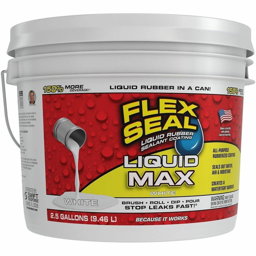 RUBBER;LIQUID;2.5GAL;WHT