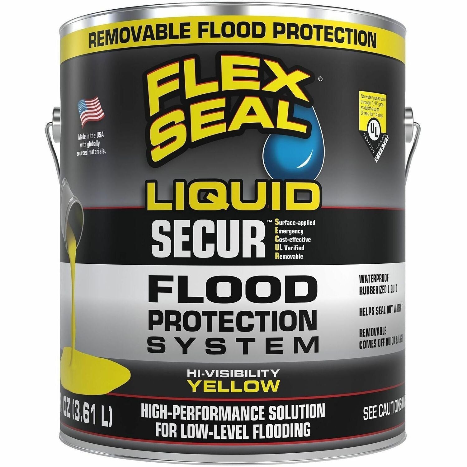 RUBBER;LIQUID;122OZ;YELLOW