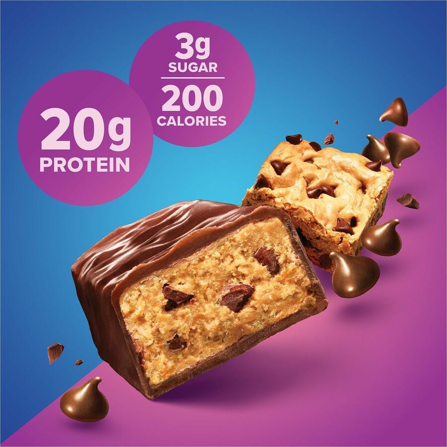 Pure Protein Bars, Low Sugar, Gluten-free, Chocolate Chip, Natural Flavor, 6 Bars per Box
