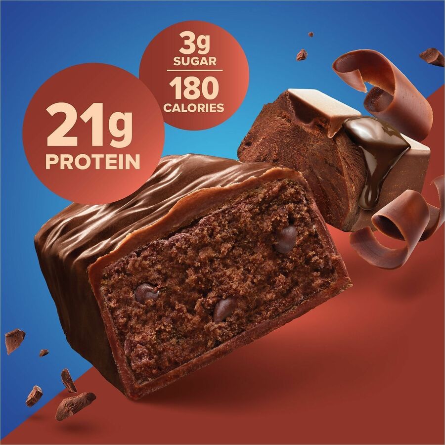 Pure Protein Bars, Low Sugar, Gluten-free, Natural Chocolate Deluxe, 6 Bars per Box