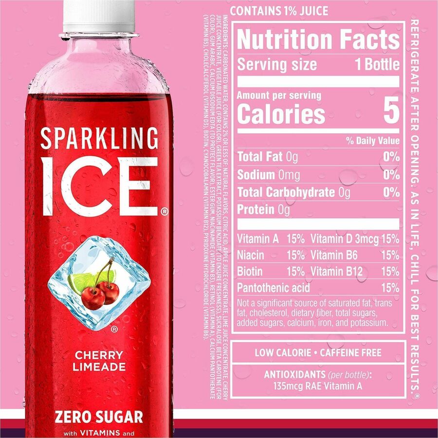 Talking Rain Sparkling ICE Purple-Variety Flavor Sparkling Water
