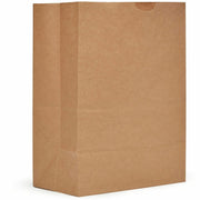 AJM Paper Grocery Bags, Natural Kraft, 5.25 Gallon Capacity, Paper, 500 per Carton