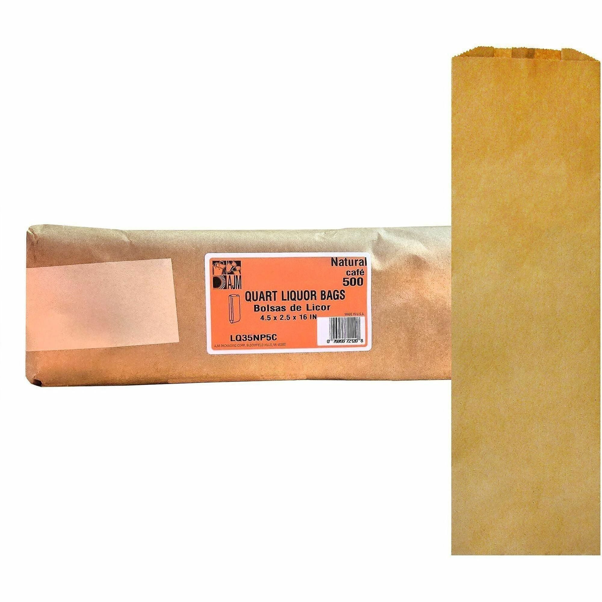 AJM Quart-Size Liquor Bags