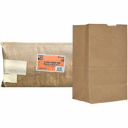 AJM No. 25 Natural-Kraft Paper Bags, 6.10" x 8.25" x 15.90", Recycled Paper, Natural Kraft, 500 per Carton