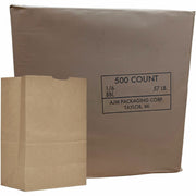 AJM 1/6 BBL #57 Kraft Paper Grocery Sacks