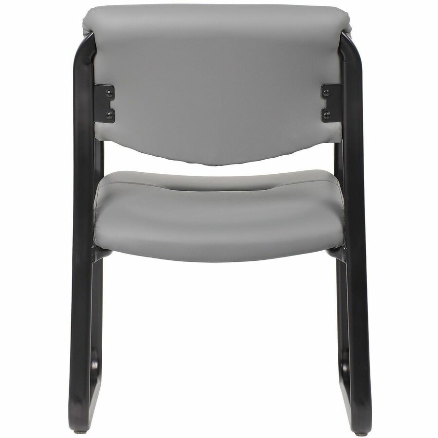 Boss Chair, Sled Base, Gray, 1 Each