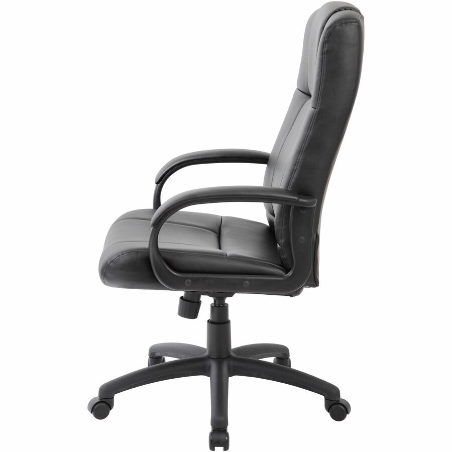 High Back - 5-star Base - Black - Fabric - Armrest - 1 Each