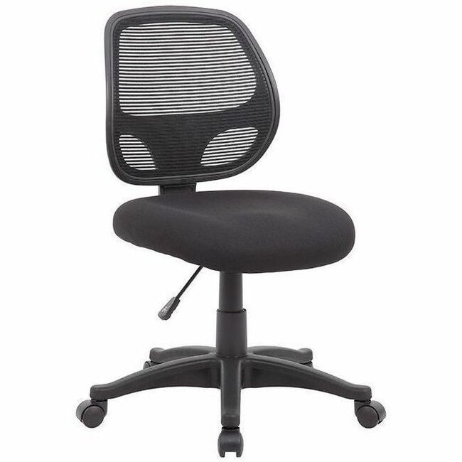 High Density Foam (HDF) Seat Material - Mesh Back Material - 5-star Base - Black - Mesh, Fabric - 1 Each