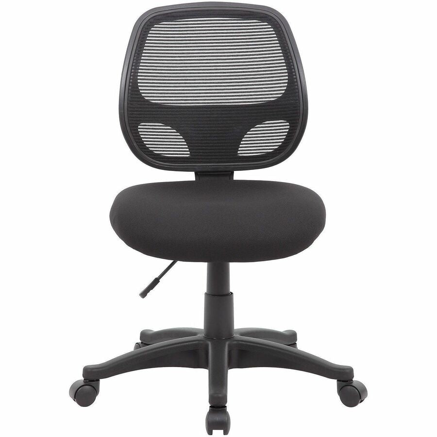High Density Foam (HDF) Seat Material - Mesh Back Material - 5-star Base - Black - Mesh, Fabric - 1 Each