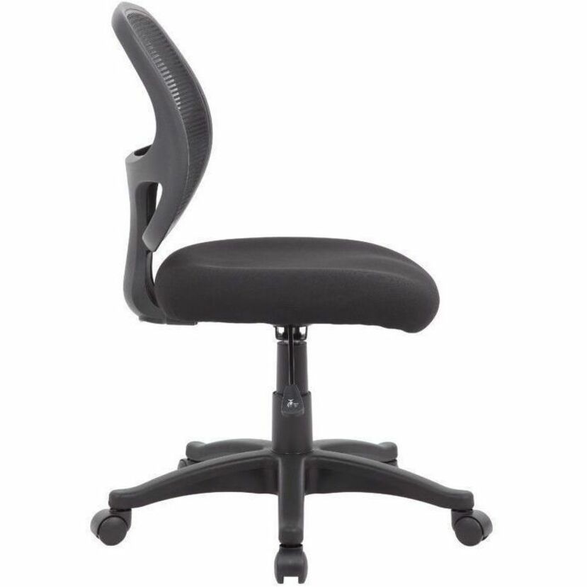 High Density Foam (HDF) Seat Material - Mesh Back Material - 5-star Base - Black - Mesh, Fabric - 1 Each