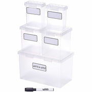 Nest; Stacking Boxes; Clear