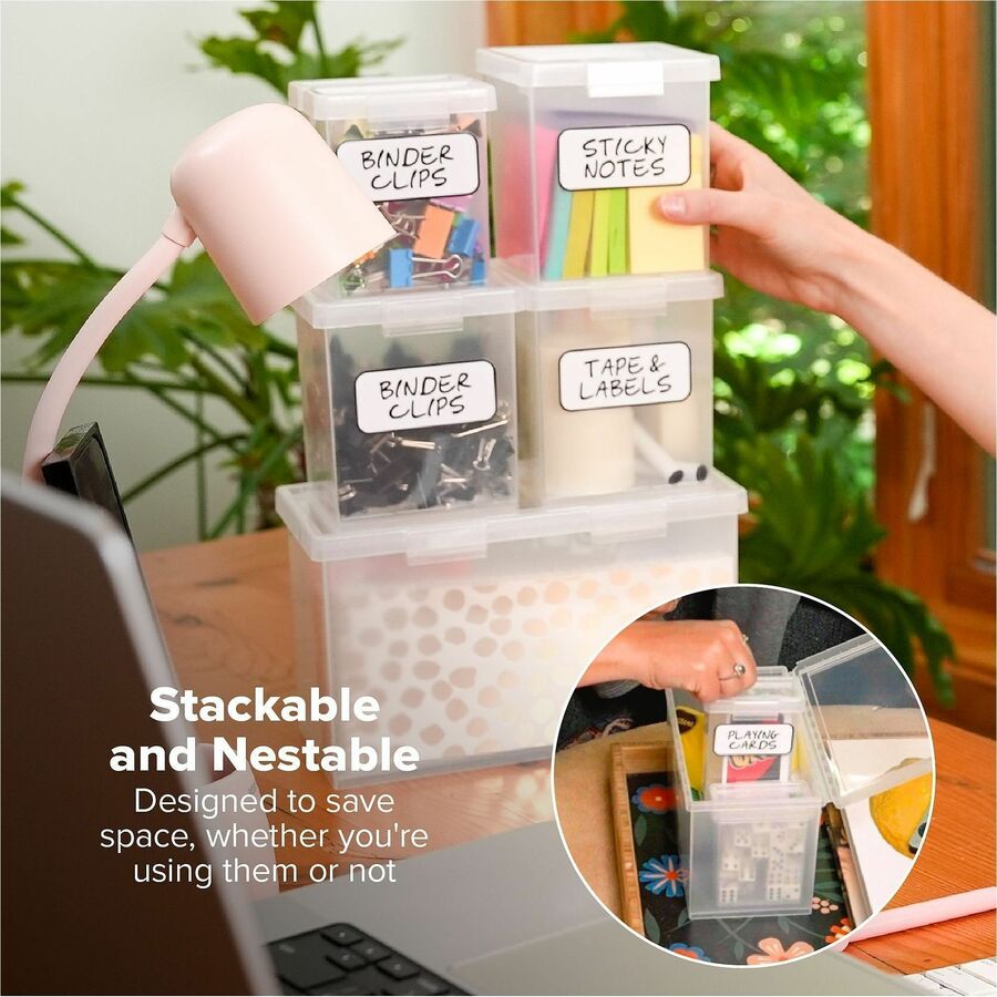 Nest; Stacking Boxes; Clear