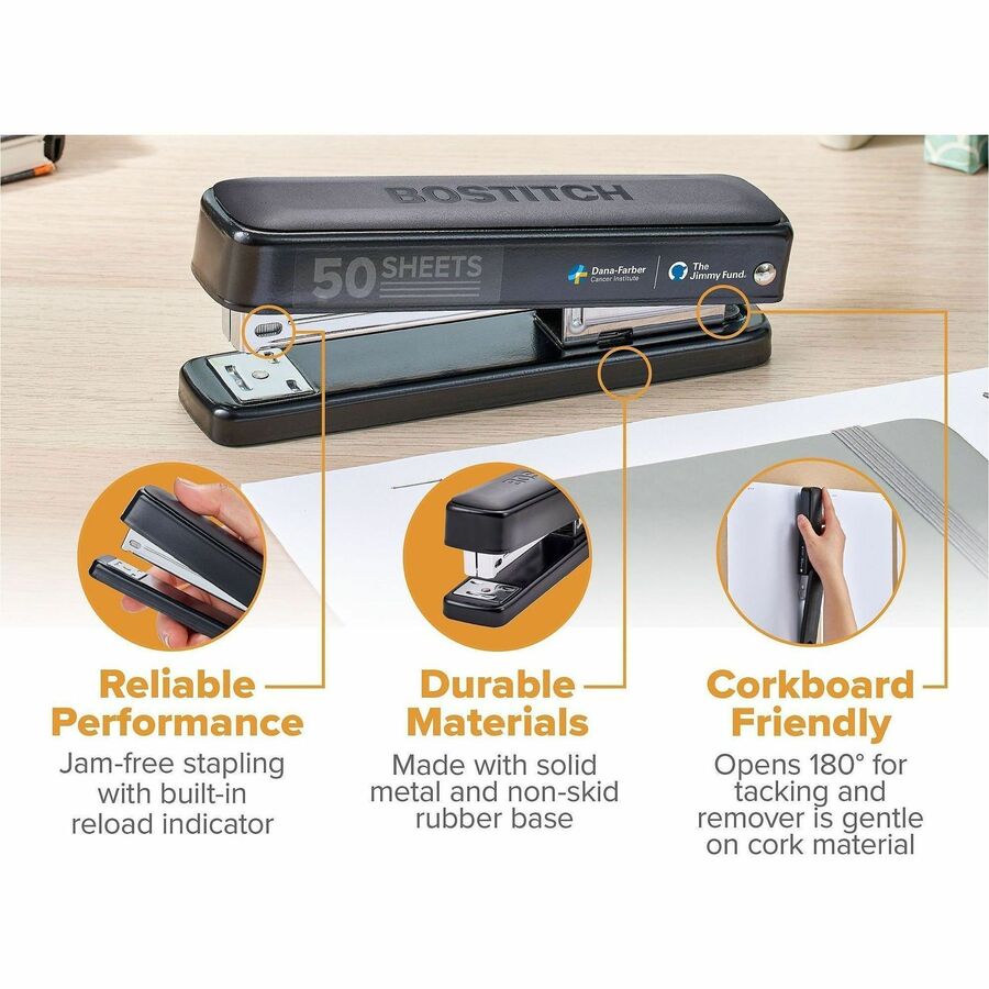 Stapler; Metal; Black