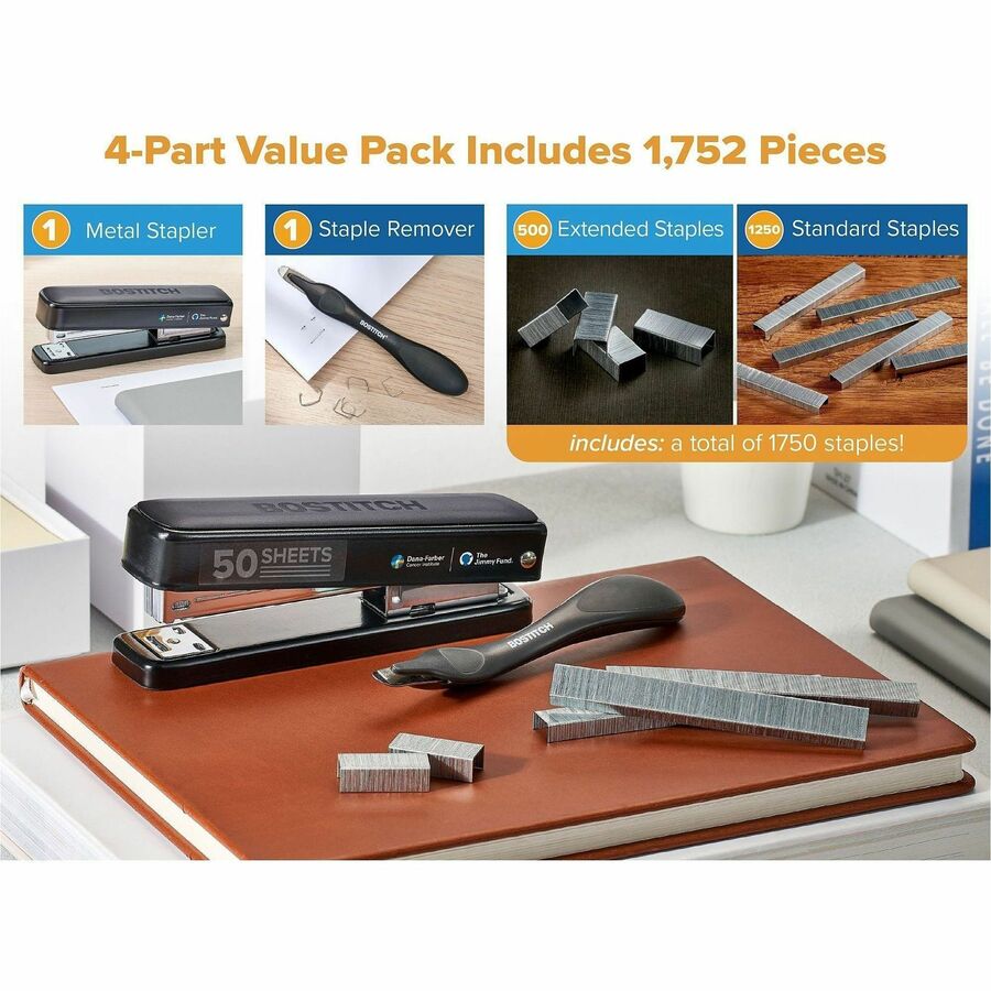Stapler; Metal; Black