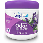 Bright Air Super Odor Eliminator Air Freshener Gel, Lavender & Fresh Linen, 14 fl oz, 90 Day, 1 Each