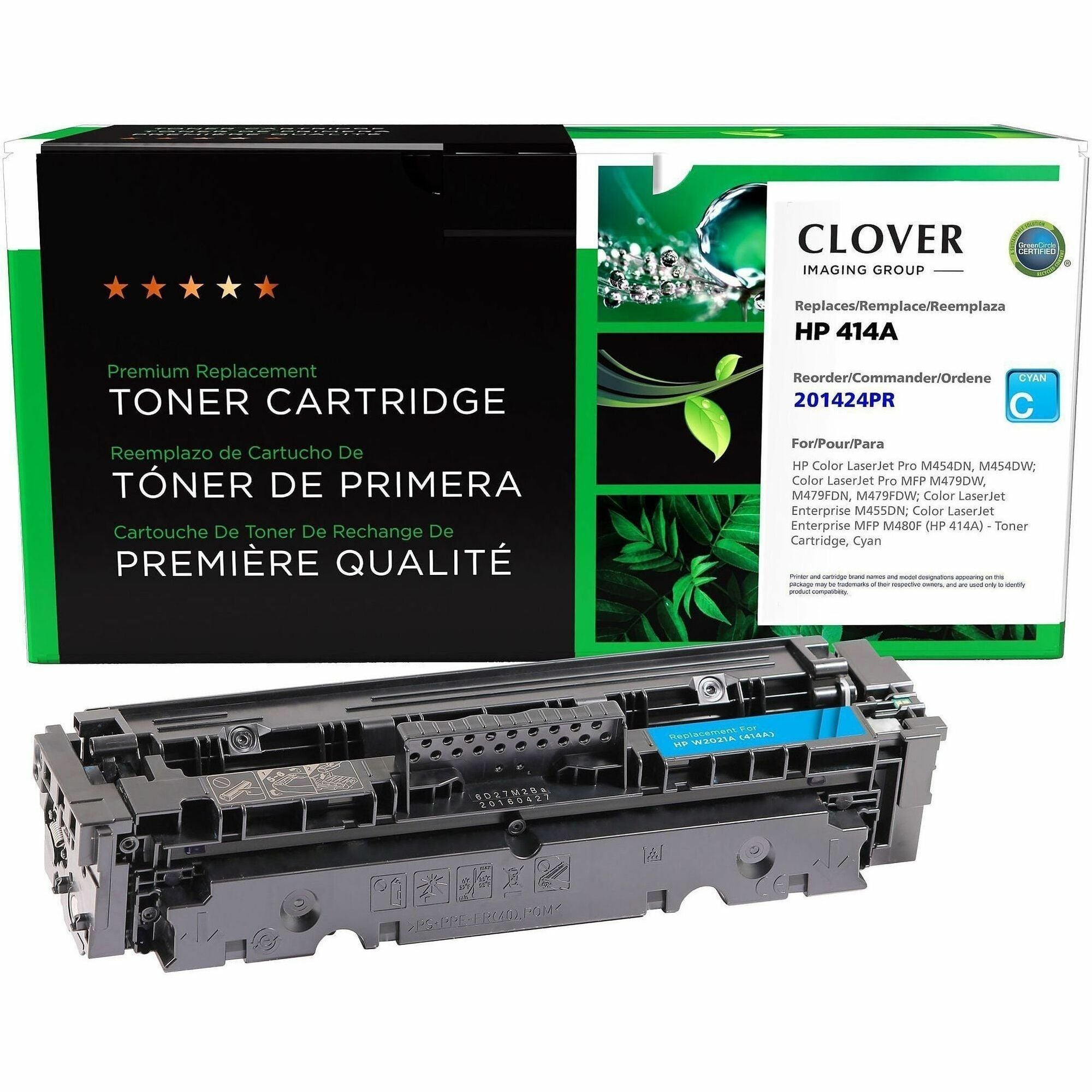 Elite Image Remanufactured Laser Toner Cartridge - Alternative for HP 414A - Cyan - 1 Each