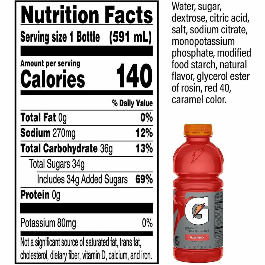 Drink;Gtrde Rnbw Vry;24Ct
