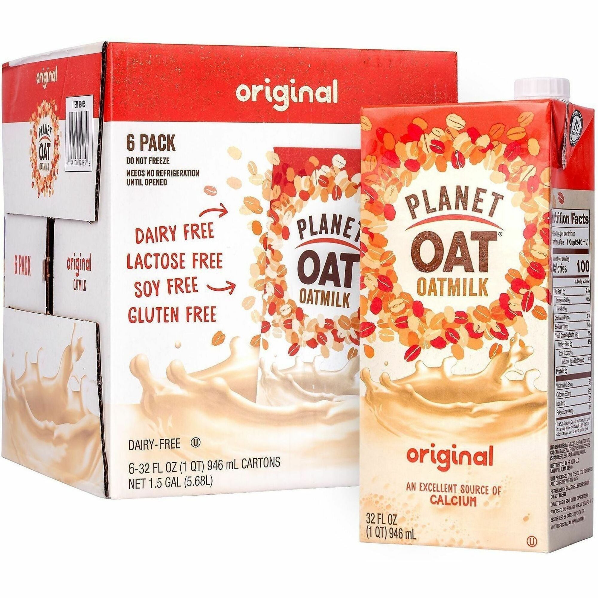 32 fl oz (946 mL) - Oat - 1 / Carton