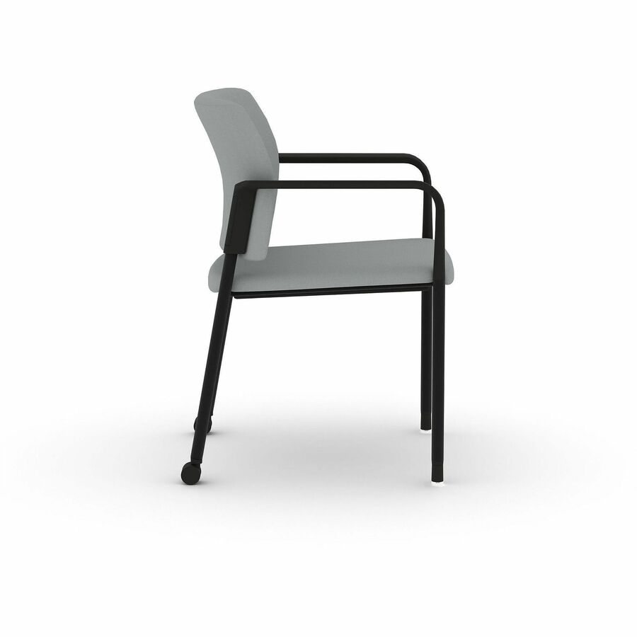 Steel Frame Material - Four-legged Base - Gray - Vinyl - Armrest - 2 / Carton