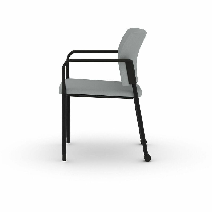 Steel Frame Material - Four-legged Base - Gray - Vinyl - Armrest - 2 / Carton