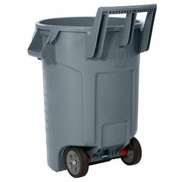 32 gal Capacity - For Commercial - Vented, Wheels, UV Resistant, Durable, Ergonomic Handle - 34" Height x 26.1" Width x 26.5" Depth - Resin - Gray - 1 Each