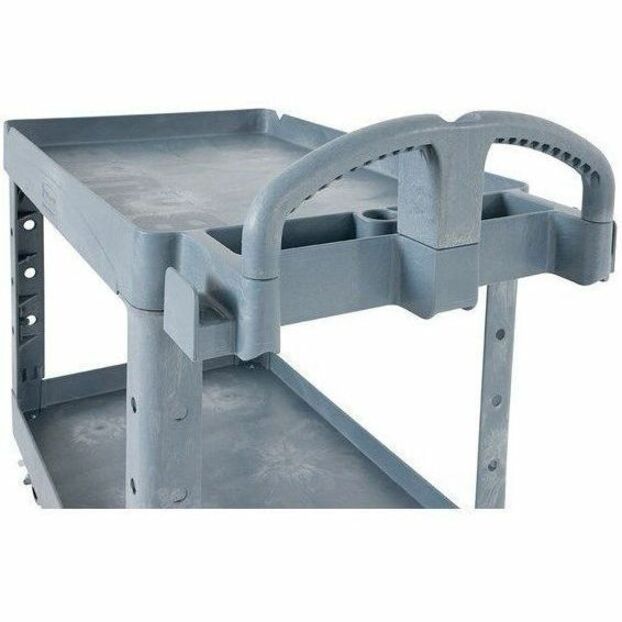Rubbermaid Commercial Brute Utility Cart - 500 lb Load Capacity - 4 Casters - 5" Caster Size - Foam - 44" Length x 25.25" Width x 39" Height - Gray - 1 Each