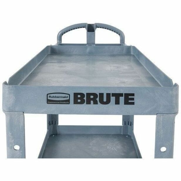 Rubbermaid Commercial Brute Utility Cart - 500 lb Load Capacity - 4 Casters - 5" Caster Size - Foam - 44" Length x 25.25" Width x 39" Height - Gray - 1 Each