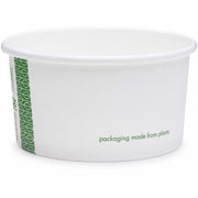 Soup, Food Storage, Ice Cream - White, Green - Paperboard, PLA-lined Paper Body - 1000 / Carton