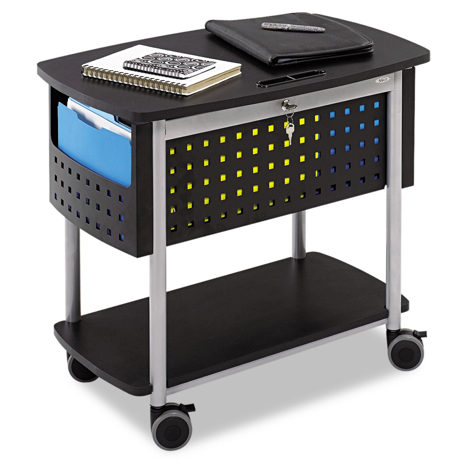 Scoot Cart Tub File W Lid Kd