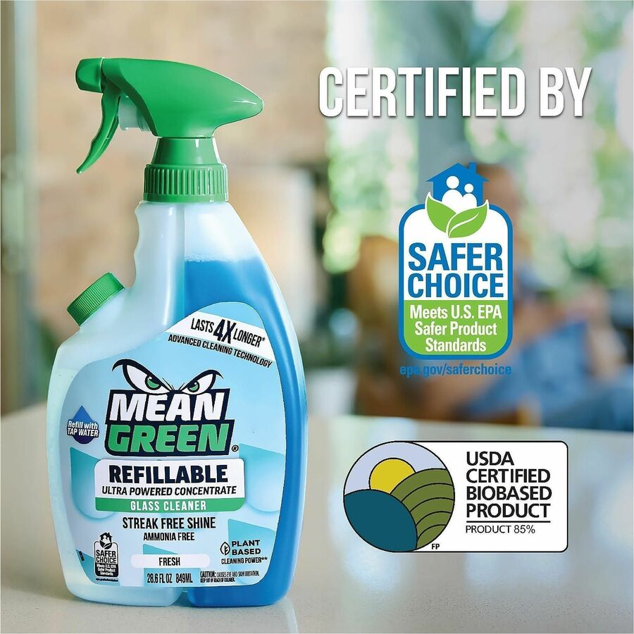 CLEANER;GLASS;REFILLABLE