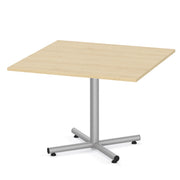 OfficeSource OS Conference/Multi-Purpose Tables 42" Square Top (Requires Base) - Maple