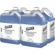 Genuine Joe Ammoniated Glass Cleaner - For Glass - Concentrate - 128 fl oz (4 quart) - White - 4 / Carton