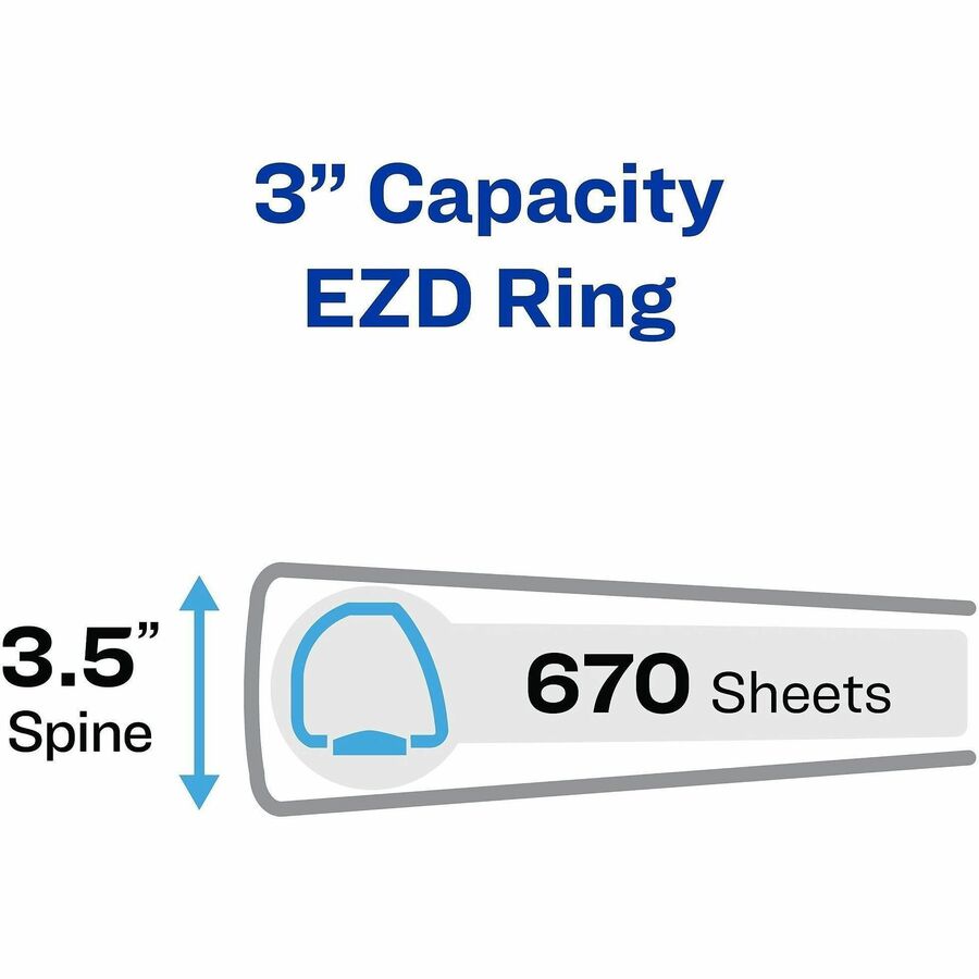 Avery&reg; One Touch Ring Heavy-Duty asse Binder