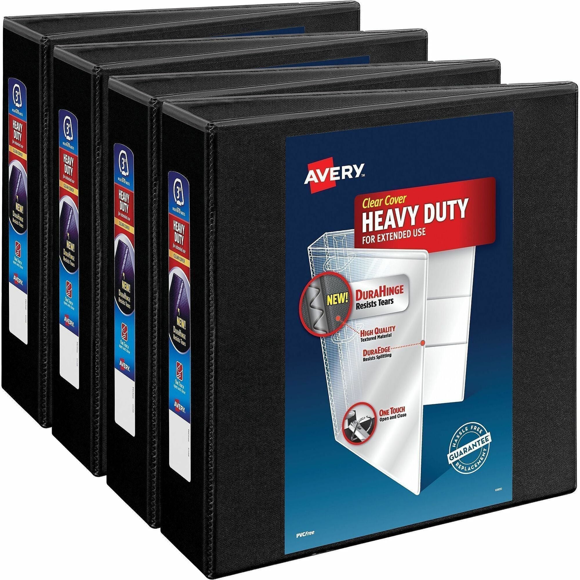 Avery&reg; One Touch Ring Heavy-Duty asse Binder