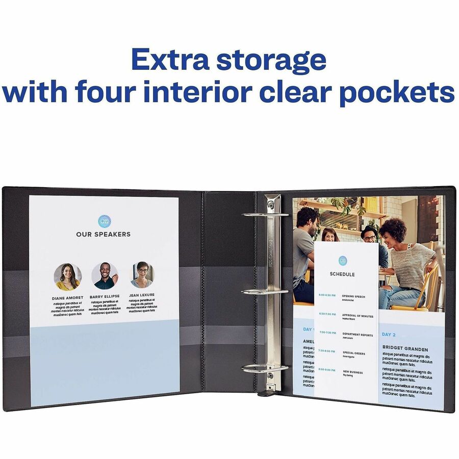 Avery&reg; One Touch Ring Heavy-Duty asse Binder