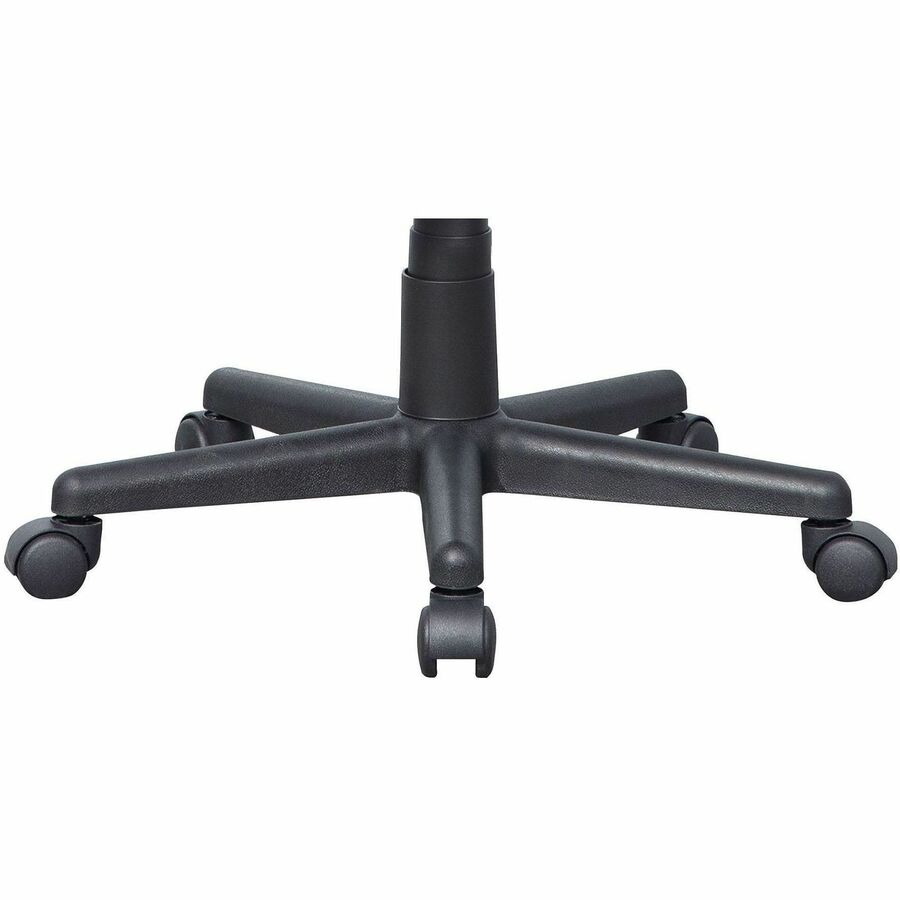 NuSparc Multi-Task Chair - Fabric Seat Material - Fabric Back Material - 5-star Base - Black - Armrest - 1 Each