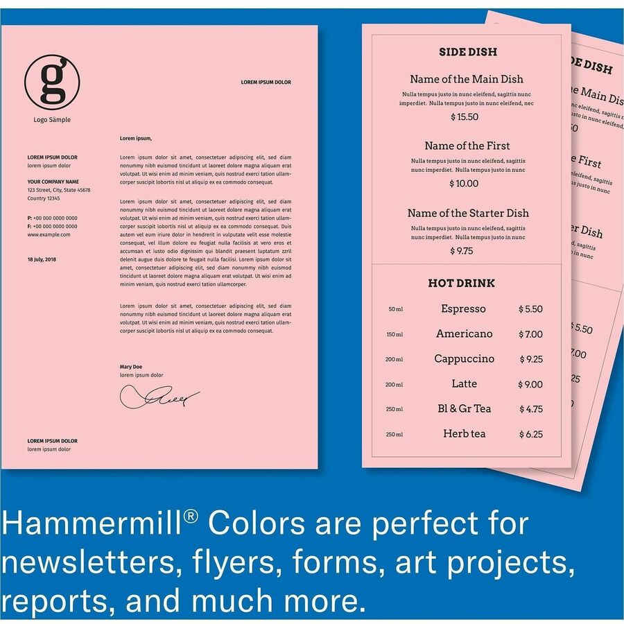 Hammermill 24lb Color Paper