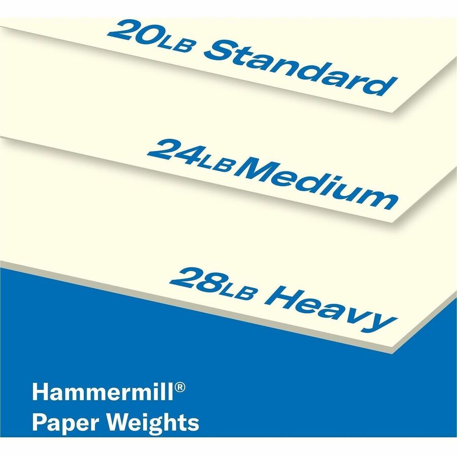 Hammermill Colors Copy Paper - Letter - 8 1/2" x 11" - 20 lb Basis Weight - Jam-free, Eco-friendly - Cream - 500 Sheets per Ream - 40 / Pallet