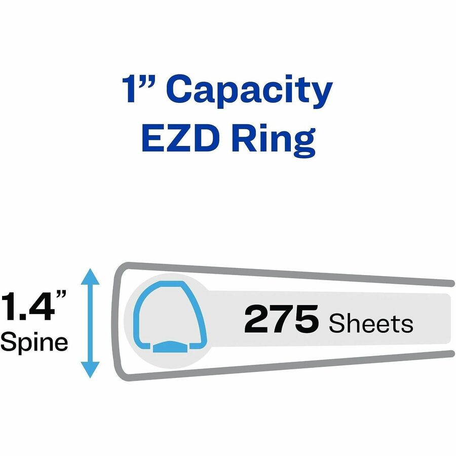 Avery&reg; One Touch EZD Locking Ring View Binders