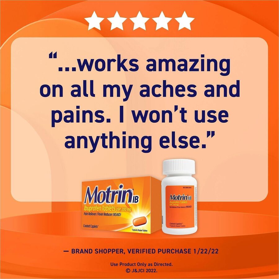 Motrin Ibuprofen Pain Reliever